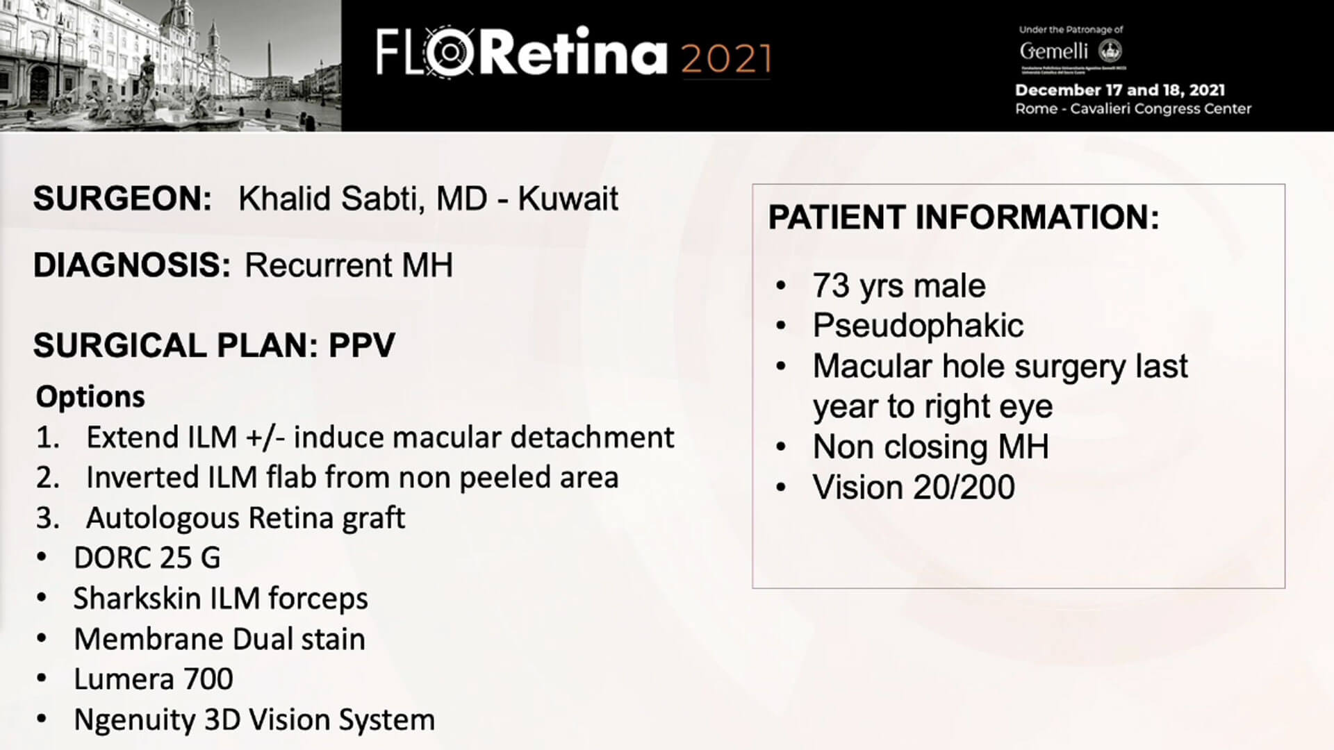 Recurrent MH